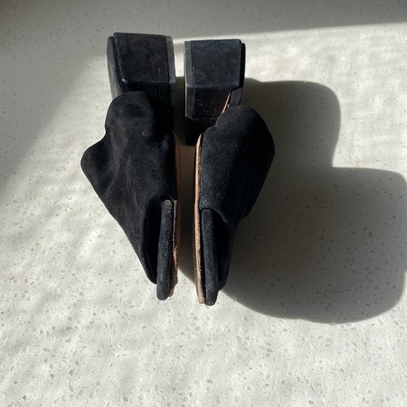 Vince Rachelle suede block heel slides - Picture 4 of 7